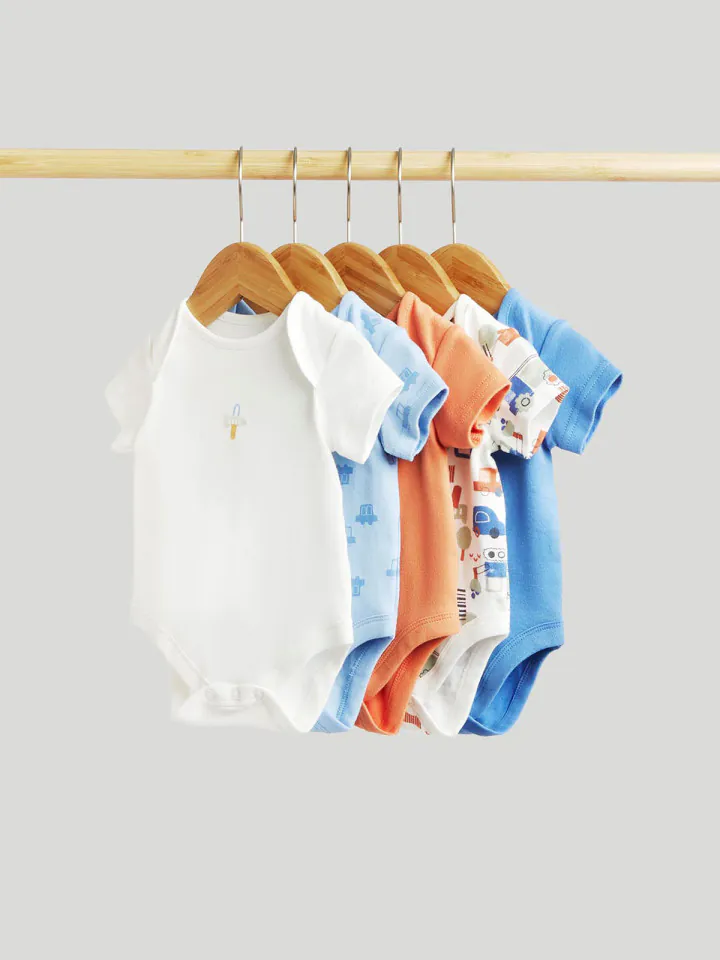 Set of 5 jumpsuits - LIGHT BLUE 