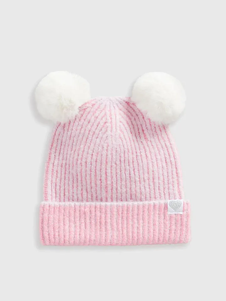 Knitted beanie for girls