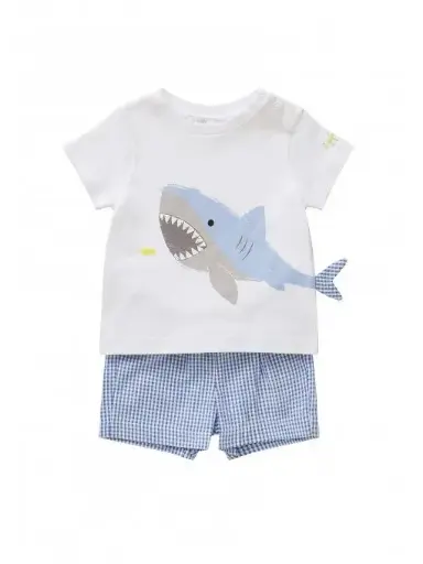 Shirt and Pants - Blue Shark