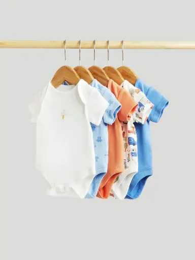 Set of 5 jumpsuits - LIGHT BLUE 
