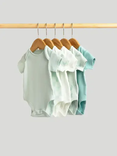 Set of 5 jumpsuits - LIGHT GREEN